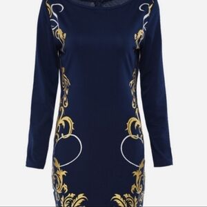 🆕️ Amika Fashion Sexy Bodycon midi dress size Small NWT hourglass figure